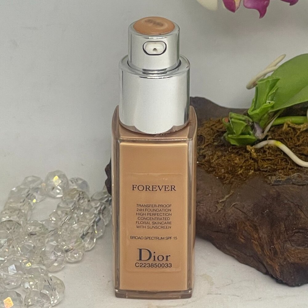 Dior Forever Transfer Proof 24H Foundation SPF 15 - 3WP Warm Peach - .67 oz -New